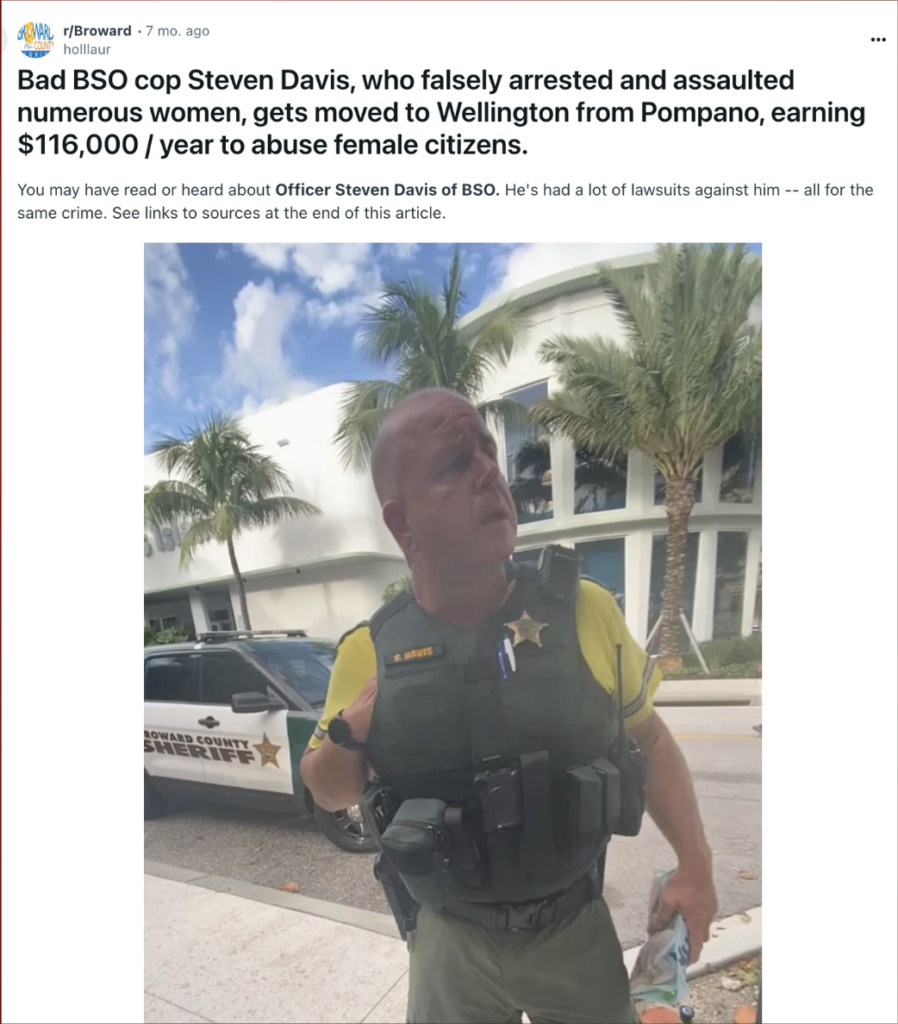 About Broward Cop Watch